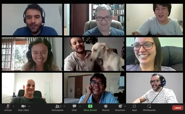 Dynamic's Managed IT Service team over Zoom.